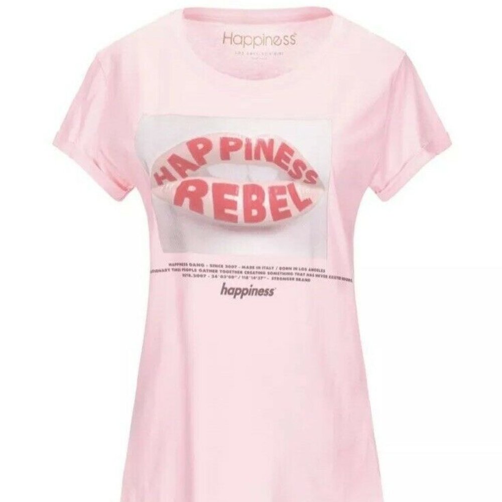 Happiness Rebel Logo Graphic Tee